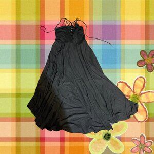 Flowy Black Gothic Dress